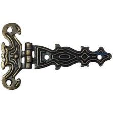 Buğz Dekoratif, Sac Tek Kuyruklu Menteşe - 40X68 Mm, Küçük, Antik, 1 Adet