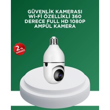 Buğz 1080P Gece Görüşlü Ampul Güvenlik Kamerası – Kablolu ve Kablosuz Seçenekli