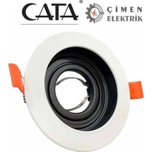 Buğz Cata Ct 5221 Beyaz (Siyah) Spot Kasası