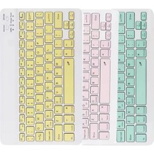 Buğz Bluetooth Şarj Edilebilir Mini Q Klavye Kablosuz Taşınabilir