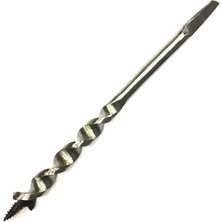 Buğz Fenerli Ahşap Burgu El / Matkap Ucu - Dört Köşe 12 mm