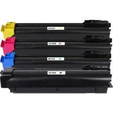 Kyocera TK-5195 Chipli 4 Renk Ithal Muadil Toner Seti - Siyah 15.000 Sayfa / Renkliler 7.000 Sayfa
