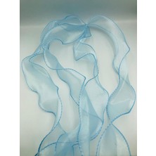 Fırfırlı Tül Organze Kurdele 2 mt (7cm x 2mt), Çiçek Malzemesi, Gelin Buketi, Bohça Misinalı Fırfır
