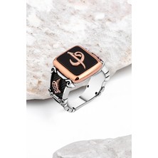 Silverplus Onix Taş Üzeri Elif-Vav Gümüş Erkek Yüzük