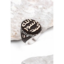 Silverplus Gümüş Mührü Şerif Yazılı Erkek Yüzük