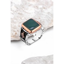 Silverplus Düz Akik Taşlı Gümüş Erkek Yüzük