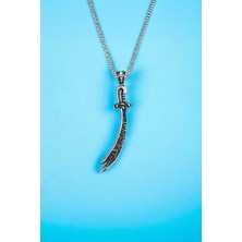 Silverplus Gümüş Zülfikar Kılıcı Erkek Kolye