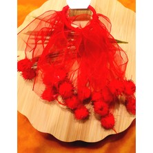 Monalisa Home Lüks Figürlü Şifon Sallantılı Çocuk Lastik Toka