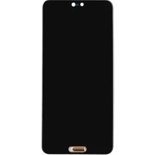Huawei Uyumlu P20 LCD Ekran Siyah Çıtasız