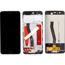 Huawei Uyumlu P10 LCD Ekran Siyah Çıtalı