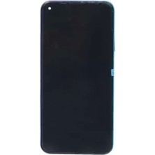 Huawei Uyumlu P40 Lite E LCD Ekran Mavi Çıtalı