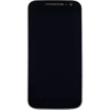 Motorola Uyumlu Moto G4 LCD Ekran Siyah Çıtalı
