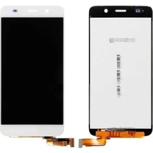 Huawei Uyumlu Y6 LCD Ekran Beyaz Çıtasız
