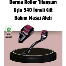 Buğz Dermaroller Titanyum 540 Iğneli 0.5 mm Cilt Yenileme ve Anti Aging Etkisi