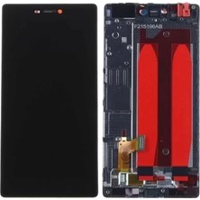 Huawei Uyumlu P8 LCD Ekran Siyah Çıtalı