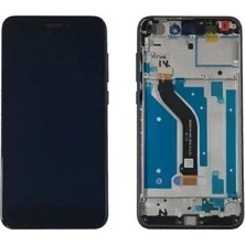 Huawei Uyumlu P9 Lite 2017 LCD Ekran Siyah Çıtalı