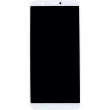 Huawei Uyumlu P Smart LCD Ekran Beyaz Çıtasız