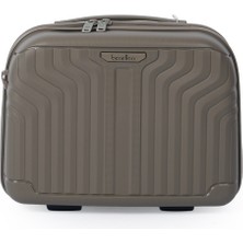 Benetton Makyaj Cantası Kadın Çantası Valiz Bej