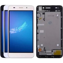 Huawei Uyumlu Y6 LCD Ekran Gold Çıtalı