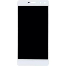 Huawei Uyumlu Y6 2017 LCD Ekran Beyaz Çıtasız