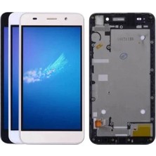 Huawei Uyumlu Y6 LCD Ekran Siyah Çıtalı