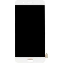 Oppo Uyumlu R11 Plus LCD Ekran Beyaz Çıtasız