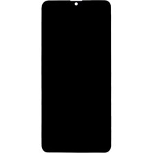 Samsung Uyumlu Galaxy A20S A207 LCD Ekran Siyah OLED Çıtasız