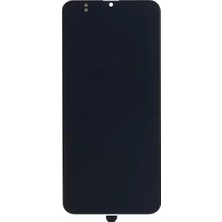 Samsung Uyumlu Galaxy A20 A205 LCD Ekran Siyah OLED Çıtasız