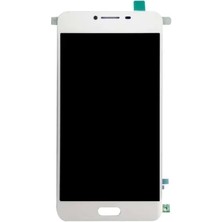 Samsung Uyumlu Galaxy C7 C7000 LCD Ekran Beyaz OLED