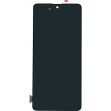 Samsung Uyumlu Galaxy M51 M515 LCD Ekran Siyah OLED Çıtasız