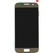 Samsung Uyumlu Galaxy S7 G930 LCD Ekran Gold OLED