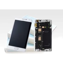Samsung Uyumlu Galaxy Note 4 Edge N915 LCD Ekran Beyaz Servis GH97-16636B
