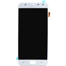 Samsung Uyumlu Galaxy J7 Duo J720 LCD Ekran Gümüş OLED