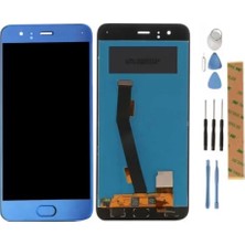Xiaomi Uyumlu Mi 6 LCD Ekran Mavi Çıtasız Parmak Izli