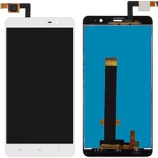 Xiaomi Uyumlu Redmi Note 3 LCD Ekran Beyaz Çıtasız