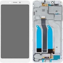 Xiaomi Uyumlu Redmi 6A LCD Ekran Beyaz Çıtalı