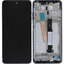 Xiaomi Uyumlu Poco X3 LCD Ekran Mavi Çıtalı Servis
