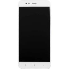 Xiaomi Uyumlu Mi A1 LCD Ekran Beyaz Çıtalı