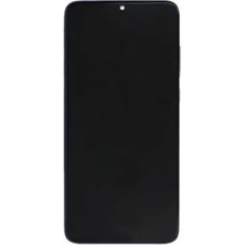 Xiaomi Uyumlu Redmi Note 8 Pro LCD Ekran Mavi Çıtalı Servis Tek Hatlı