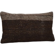 Yeni El Dokuma Dekoratif Lumbar Kilim Kırlent Yastık Kılıfı 6106