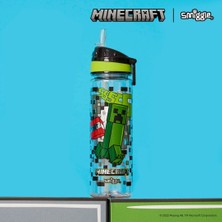 Smiggle - Minecraft Pipetli 650ML Bpasız Suluk