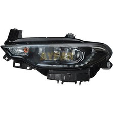 Far Motorlu Sağ Krom Çitali - LED Drl Park Fiat Egea 16-20 Alsat