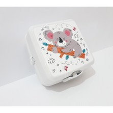 Beslenme Kabı 13X13X9 cm Okul Için Desenli Beslenme Kutusu Gıda Saklama Kabı