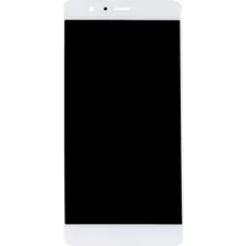 Huawei Honor Uyumlu V8 LCD Ekran Beyaz Çıtasız