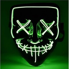 Buğz LED Işıklı Yeşil Maske