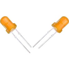Halmet Mantar LED 4.8mm Turuncu