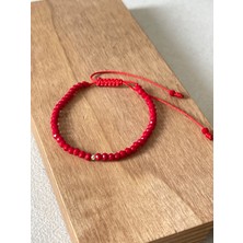 Aida Jewelss 14 Ayar Altın Dorika Detaylı Kristal Taşlı Zarif Altın Bileklik