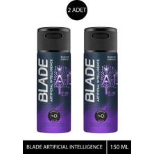 Blade 2 Adet Artificial Intelligence 2.0 Deodorant 150 ml