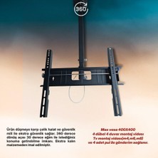 BT Bayır Teknoloji Tüm Markalara Uygun 40'' - 75'' Hareketli Kilitli Lcd-Led Tv Tavan Askı Aparatı 