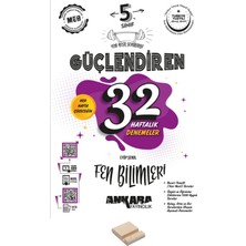 Ankara Yayıncılık 5. Sınıf Güçlendiren 32 Haftalık Fen Bilimleri  Kazanım Denemeleri ve Telefon Standı